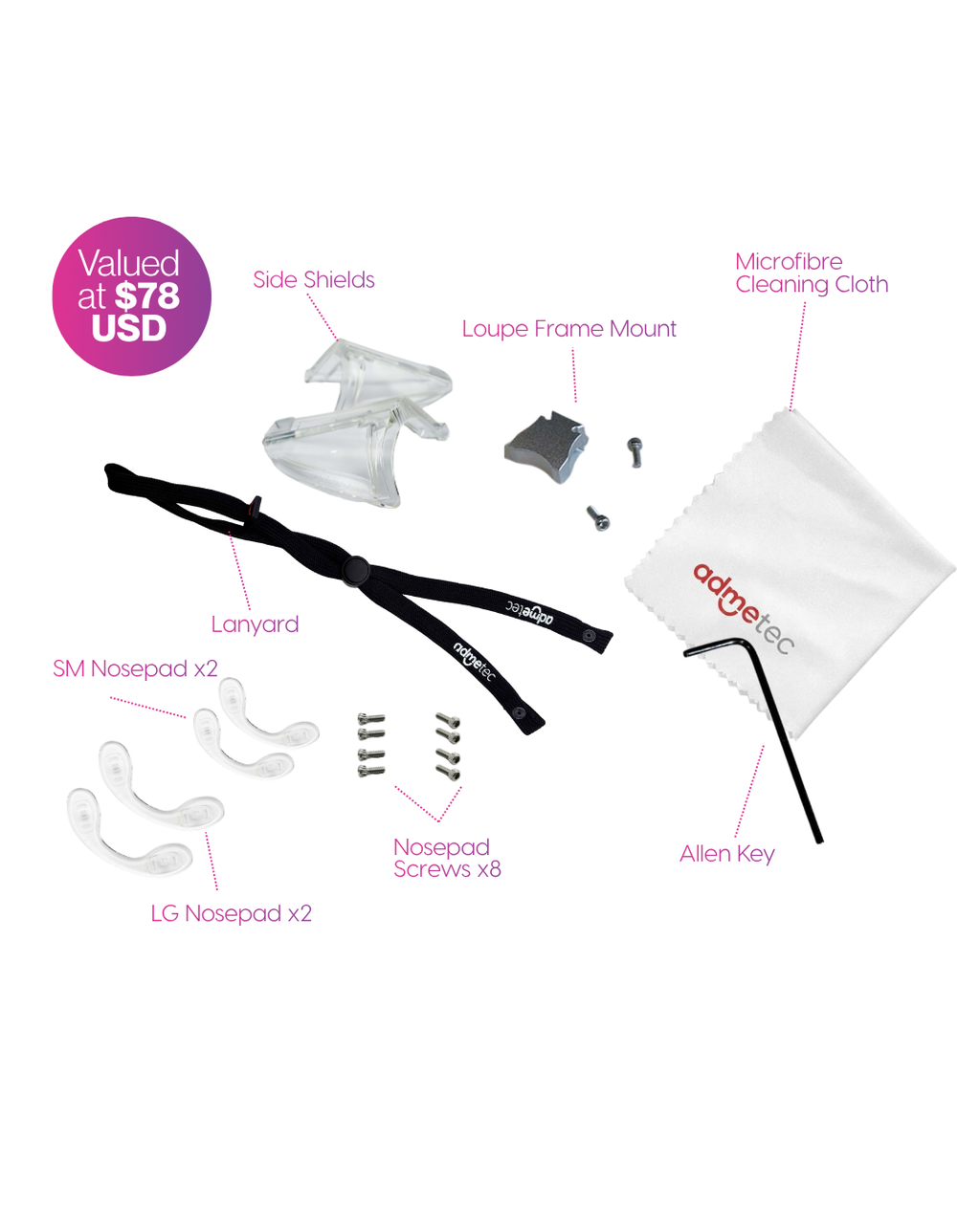 AndauPro Accessory Kit for Loupes