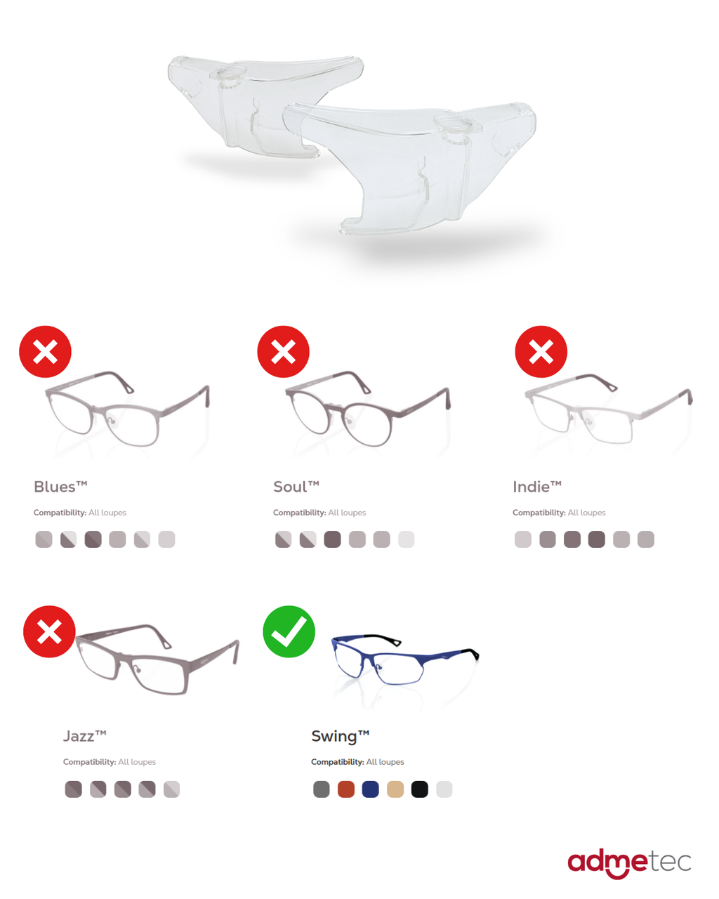 Side Shields (Swing Sport Frame Only)